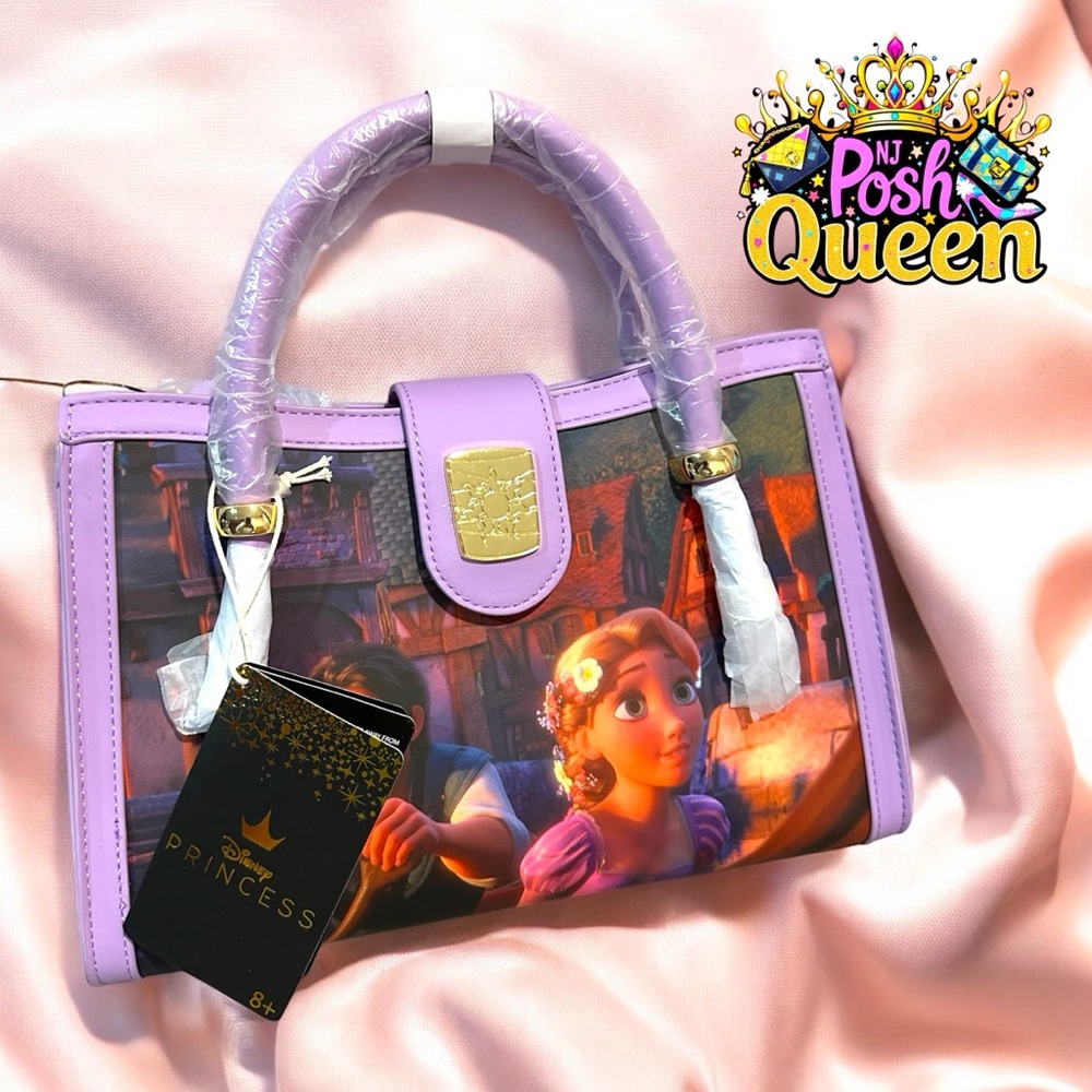 Loungefly Disney Rapunzel Princess Scene Crossbody Bag - Picture 4 of 14